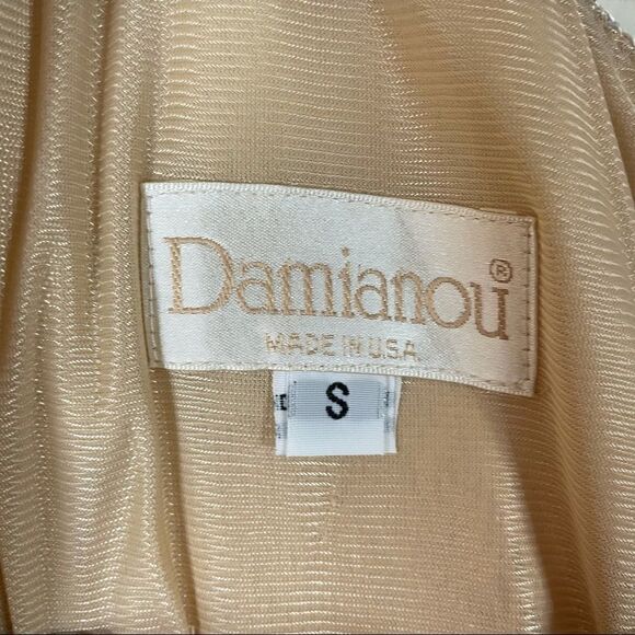 Vintage 70’s Damianou Crochet Scalloped Fringe Maxi Dress and Jacket - Picture 7 of 13